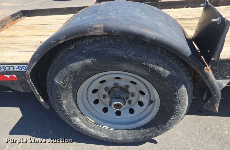 image for item DU7752 2015 Region Welding tilt deck utility trailer