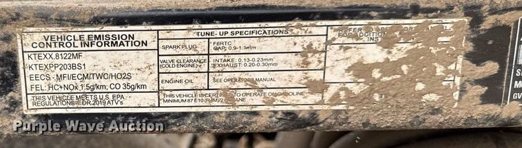 image for item DV2578 2019 Caterpillar CUV85 utility vehicle