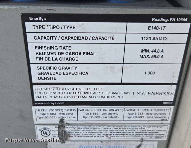 image for item DW1932 2017 Crown RC5545-40 forklift