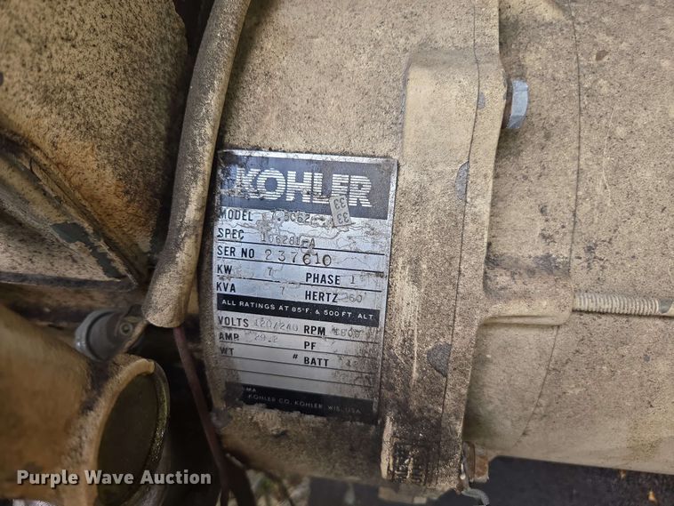 image for item DW1942 1987 Hesco Mobile Power Unit 1500 3A generator