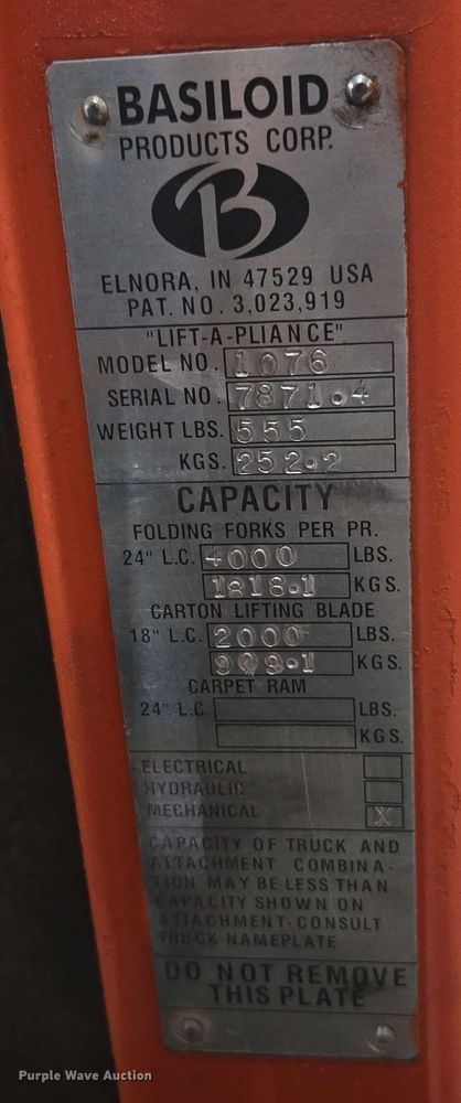 image for item DW1943 Nissan CFS40 forklift