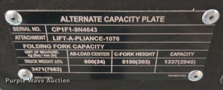 image for item DW1943 Nissan CFS40 forklift