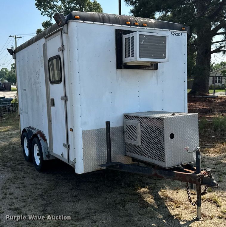 image for item DW1972 1995 Wells Cargo fiber optic splicing trailer