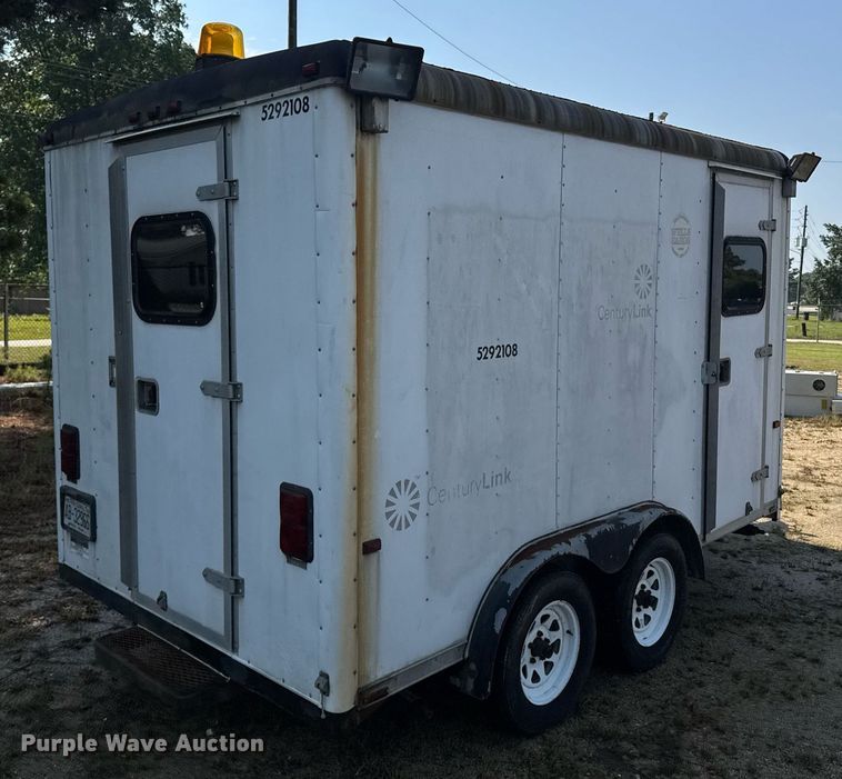 image for item DW1972 1995 Wells Cargo fiber optic splicing trailer