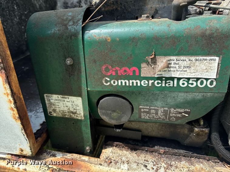 image for item DW1975 Onan Commercial 6500 generator