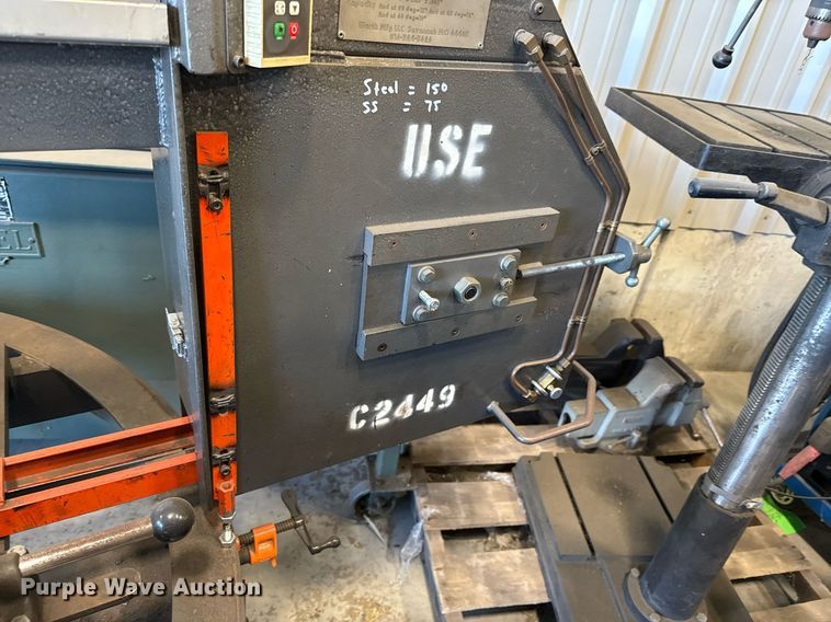 image for item DZ4033 Worth Manufacturing  6510 metal band saw