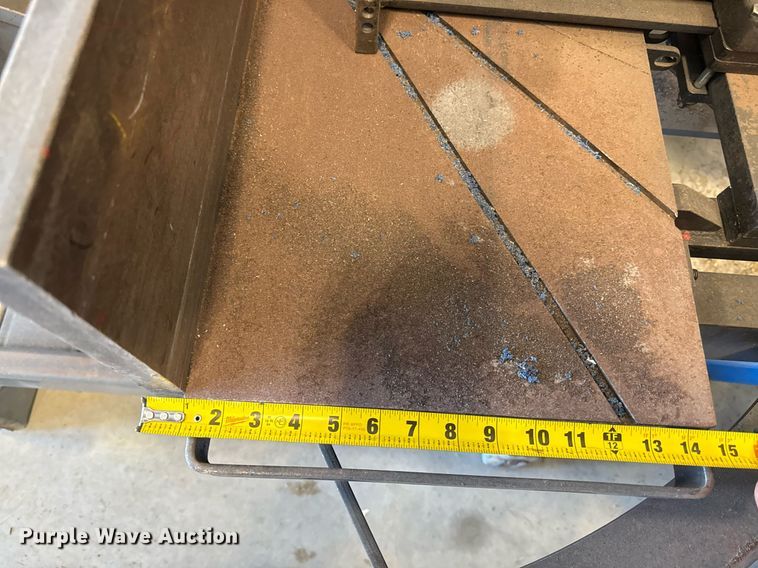 image for item DZ4033 Worth Manufacturing  6510 metal band saw