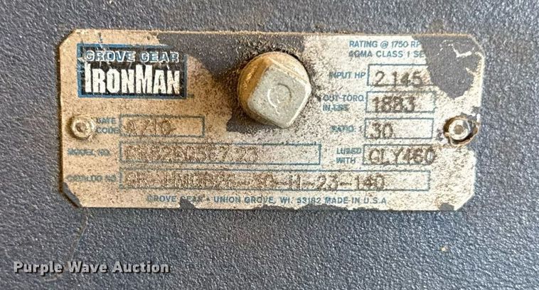 image for item DZ4034 Worth Manufacturing  6510 metal band saw