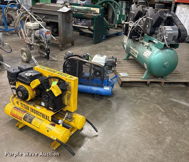 image for item DZ4057 (3) air compressors