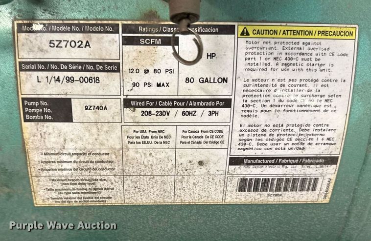 image for item DZ4057 (3) air compressors