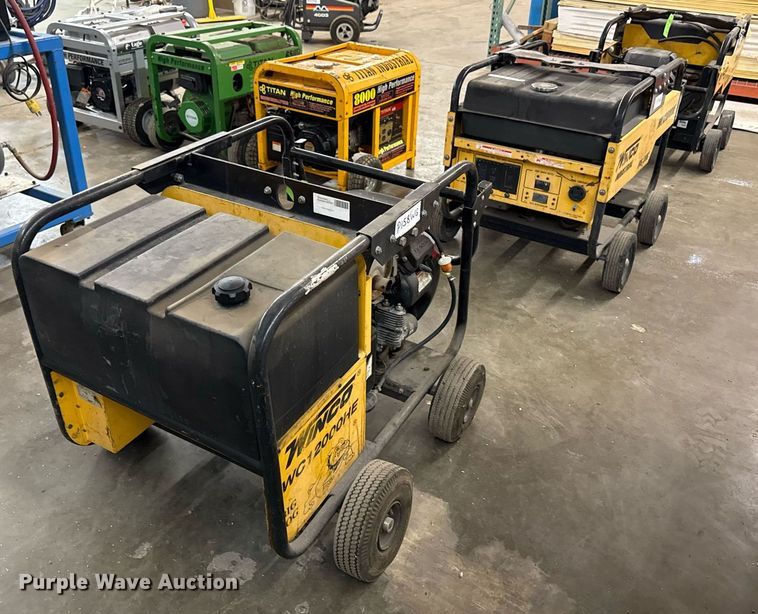 image for item DZ4060 (3) Winco Wl12000HE generators 