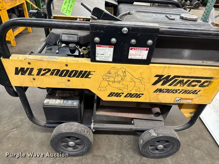 image for item DZ4060 (3) Winco Wl12000HE generators 