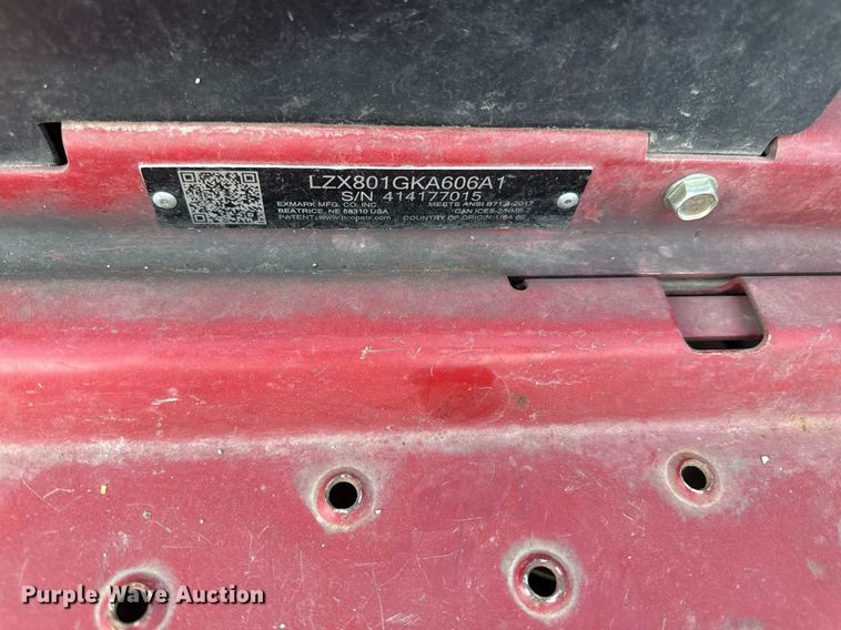 image for item DZ4107 (2) Exmark ZTR lawn mowers