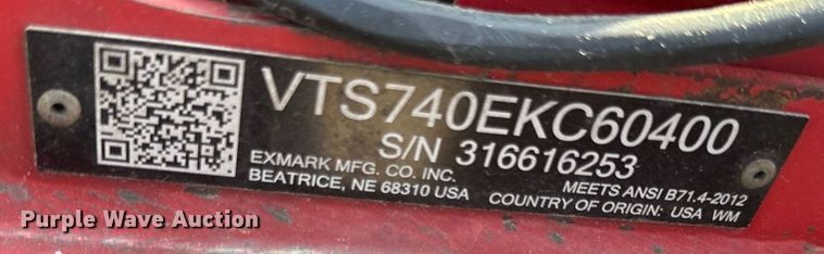 image for item DZ4108 (2) Exmark ZTR lawn mowers