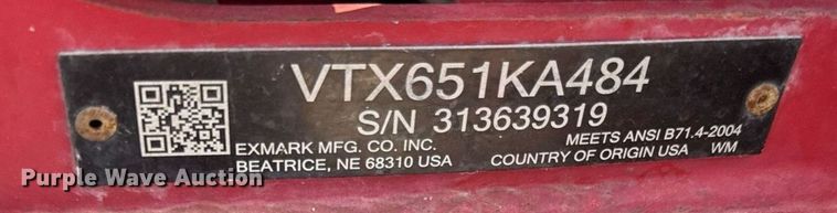 image for item DZ4108 (2) Exmark ZTR lawn mowers