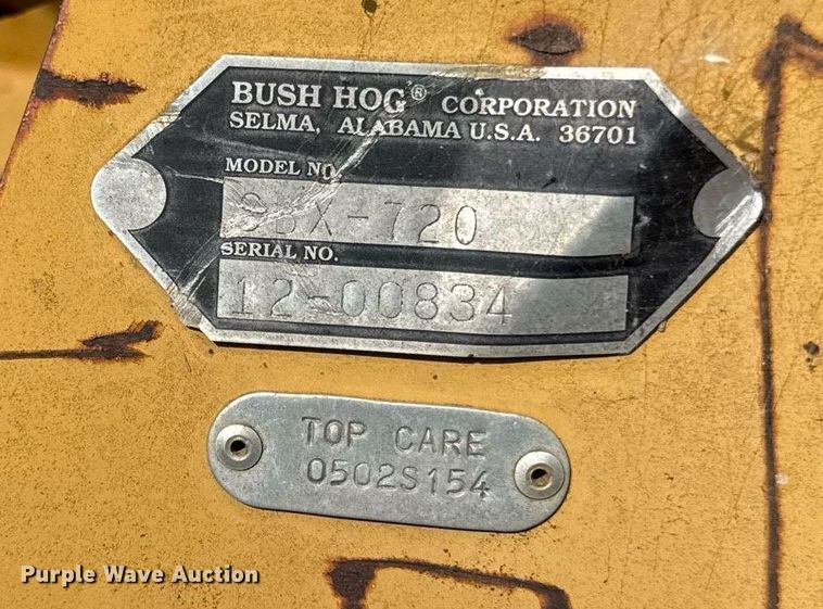 image for item DZ4114 Bush Hog SBX 720 box blade