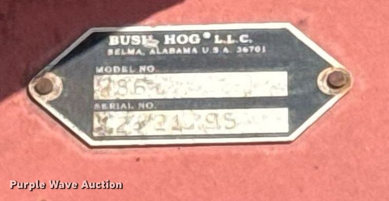 image for item DZ4115 Bush Hog 286 rotary mower