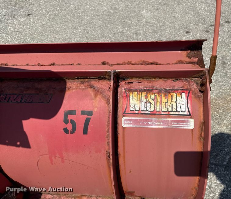 image for item DZ4123 Western snow plow