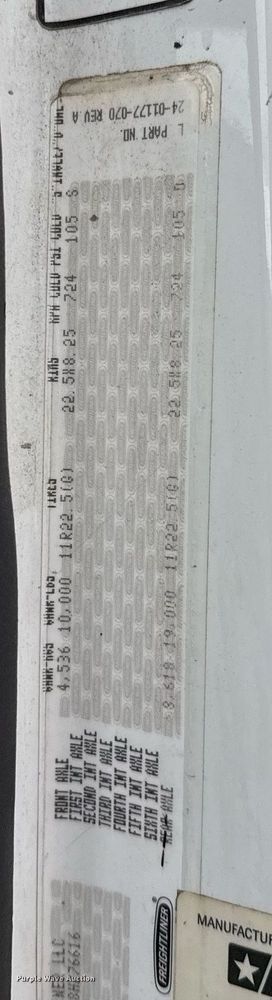 image for item ED5615 2008 Freightliner M2 truck cab and chassis