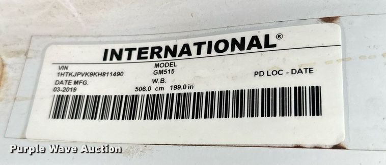 image for item ED5620 2019 Chevrolet Silverado 5500HD Crew Cab utility / service truck