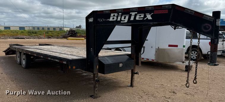 image for item ED5621 2017 Big Tex 14GN-20BK+5 equipment trailer