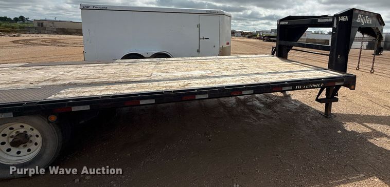 image for item ED5621 2017 Big Tex 14GN-20BK+5 equipment trailer