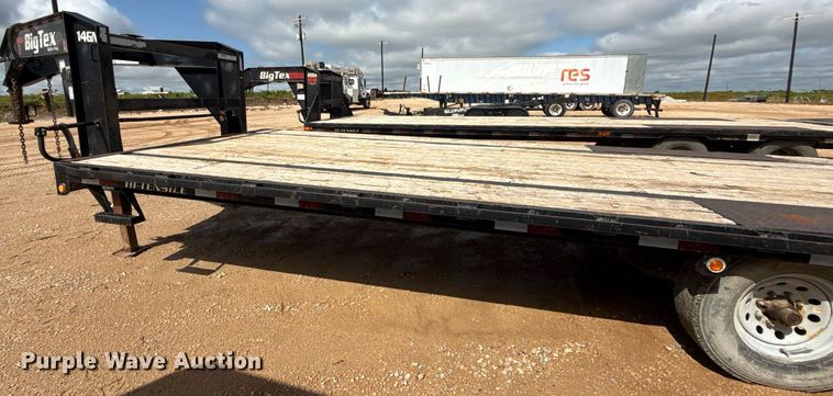 image for item ED5621 2017 Big Tex 14GN-20BK+5 equipment trailer