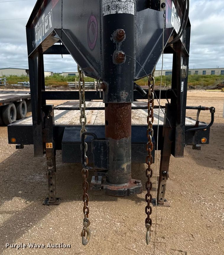 image for item ED5621 2017 Big Tex 14GN-20BK+5 equipment trailer