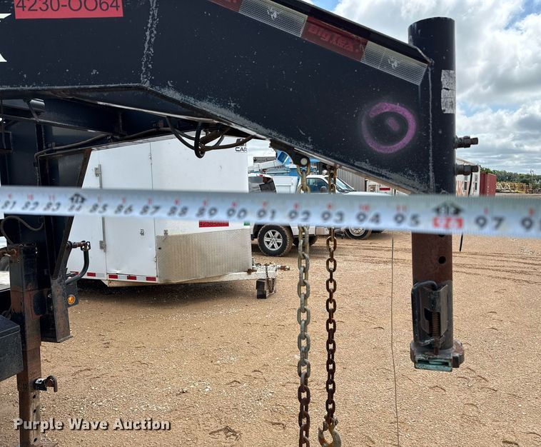 image for item ED5621 2017 Big Tex 14GN-20BK+5 equipment trailer