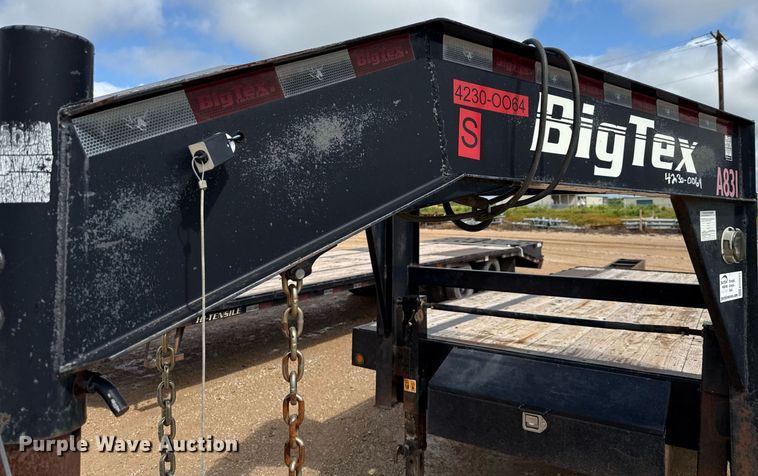image for item ED5621 2017 Big Tex 14GN-20BK+5 equipment trailer