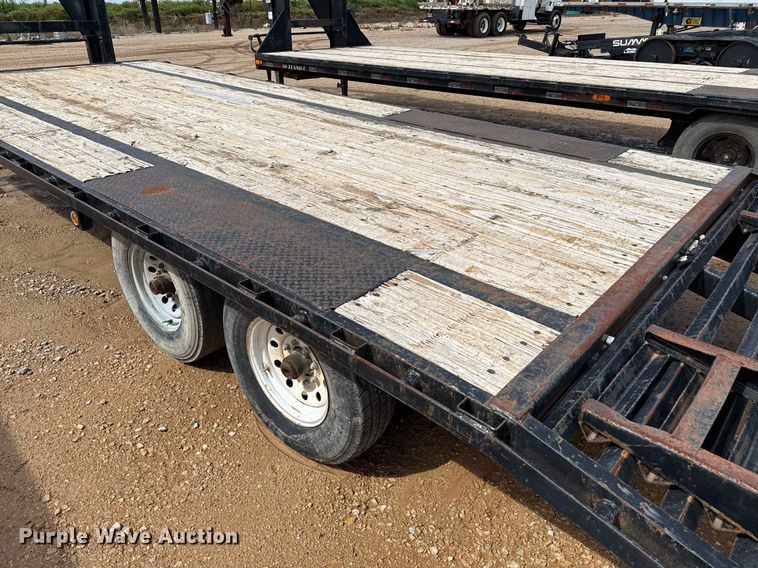 image for item ED5621 2017 Big Tex 14GN-20BK+5 equipment trailer