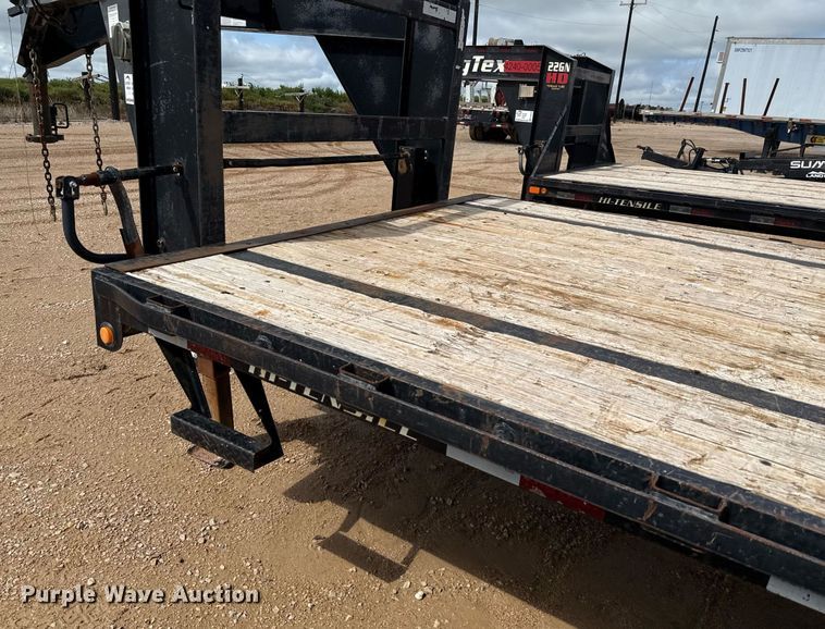 image for item ED5621 2017 Big Tex 14GN-20BK+5 equipment trailer