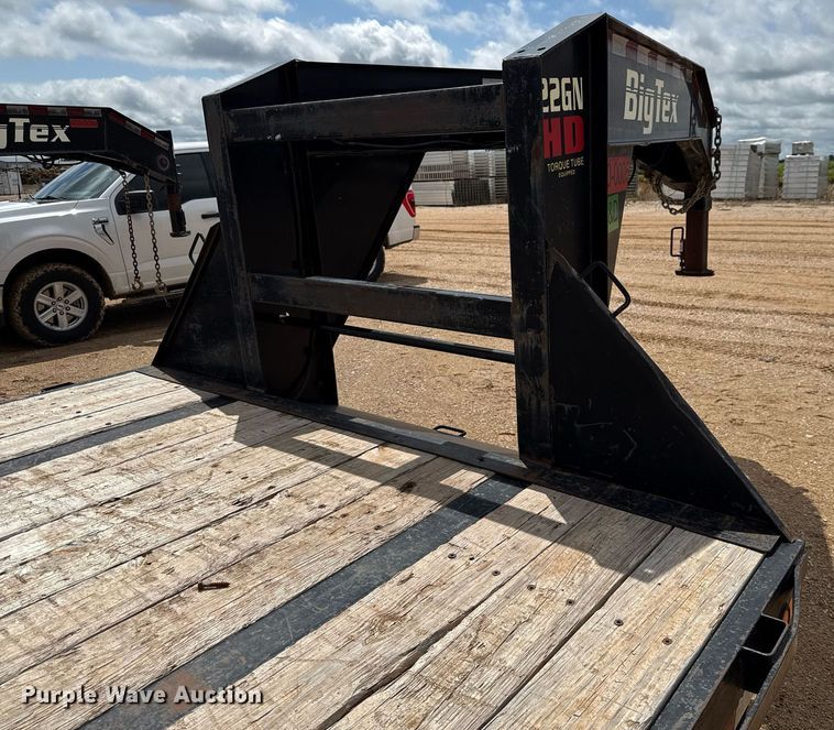 image for item ED5622 2017 Big Tex 22GN-28BK+5MR equipment trailer