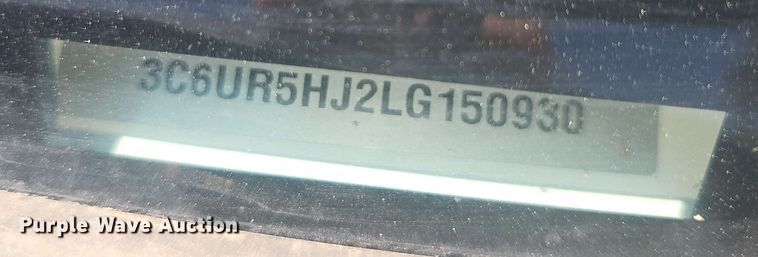 image for item EF3497 2020 Dodge Ram 2500 Crew Cab pickup truck