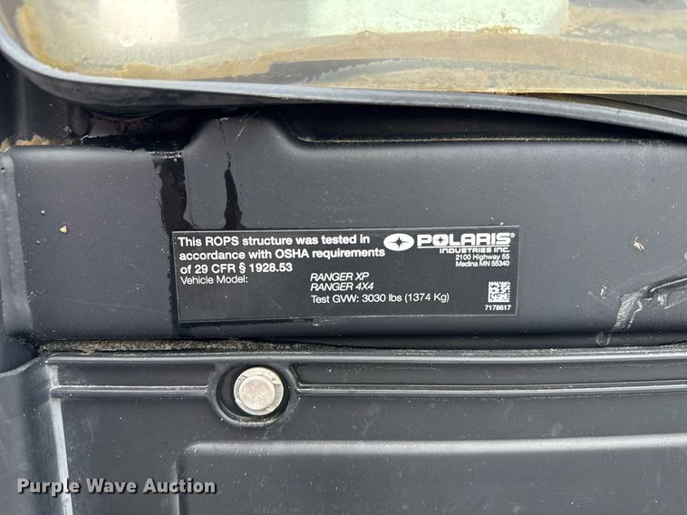 image for item EG2245 2018 Polaris Ranger XP utility vehicle