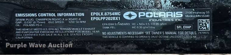 image for item EG2245 2018 Polaris Ranger XP utility vehicle