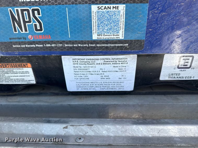 image for item EG5767 2022 InTech fiber optic splicing trailer