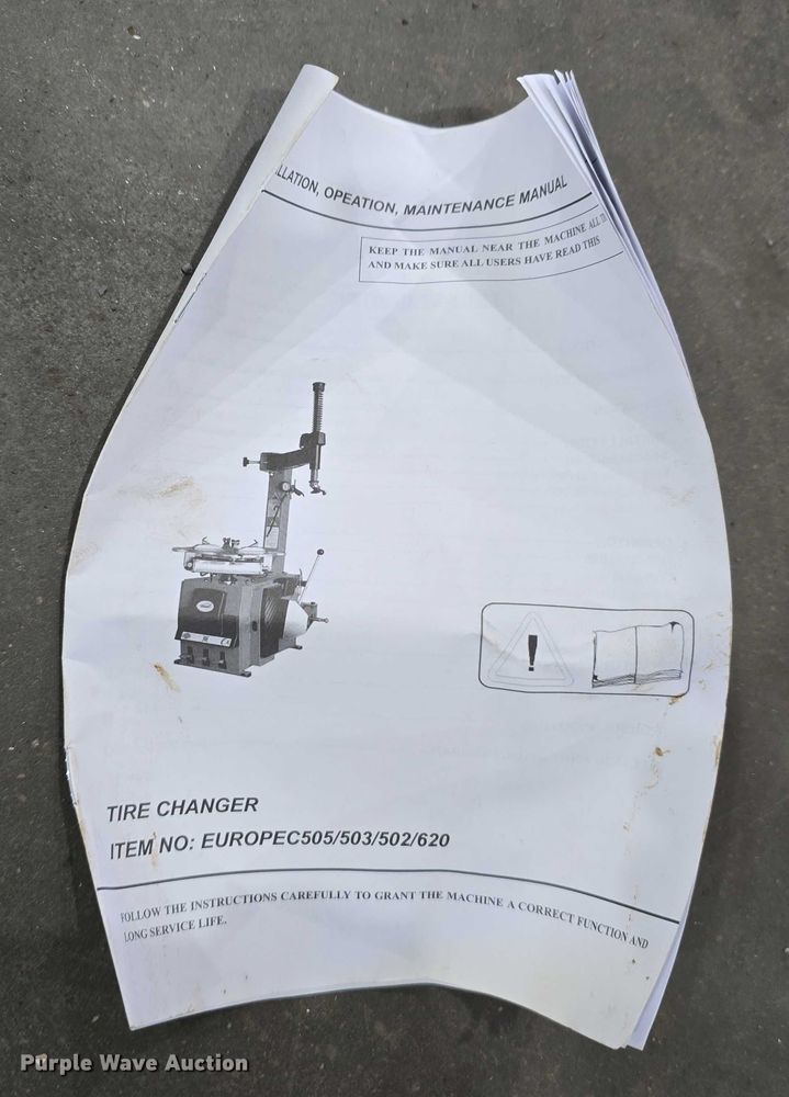 image for item EH8977 Powertek PT-620 tire changer