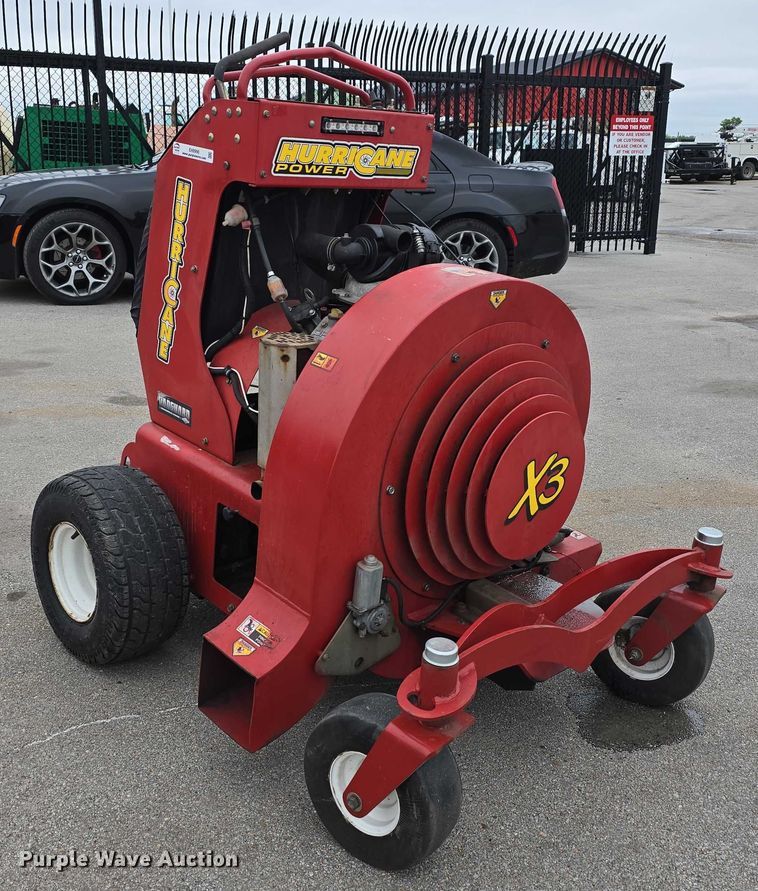 image for item EH8990 Hurricane Power X3 ride-on blower