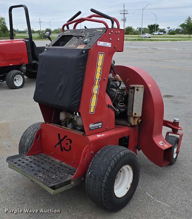 image for item EH8990 Hurricane Power X3 ride-on blower