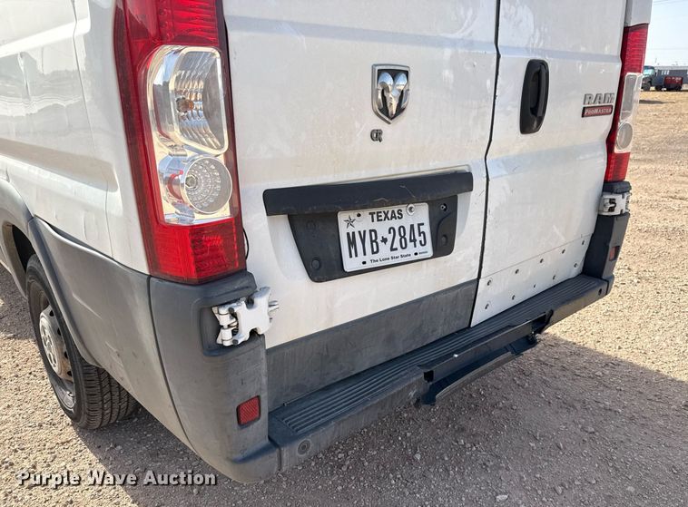 image for item EJ3599 2014 Ram Promaster 3500 van