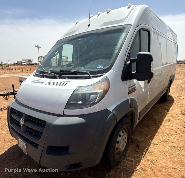 image for item EJ3603 2018 Ram Promaster 3500 van