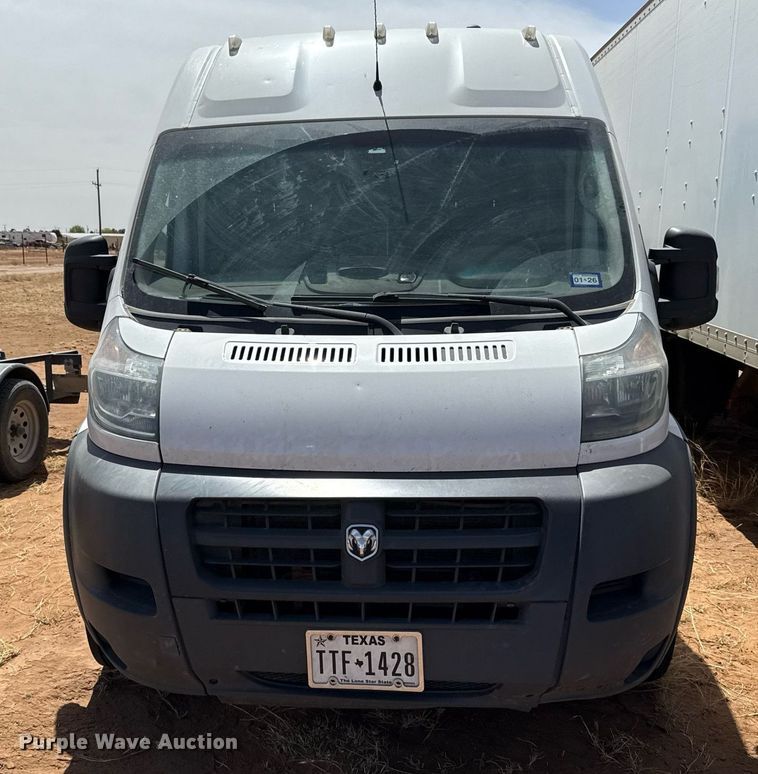 image for item EJ3603 2018 Ram Promaster 3500 van