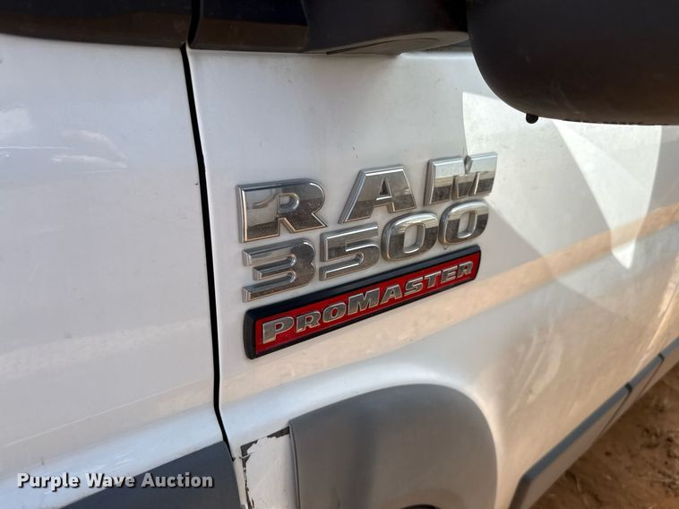 image for item EJ3603 2018 Ram Promaster 3500 van