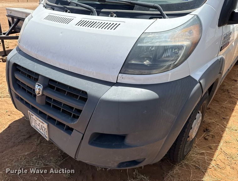 image for item EJ3603 2018 Ram Promaster 3500 van