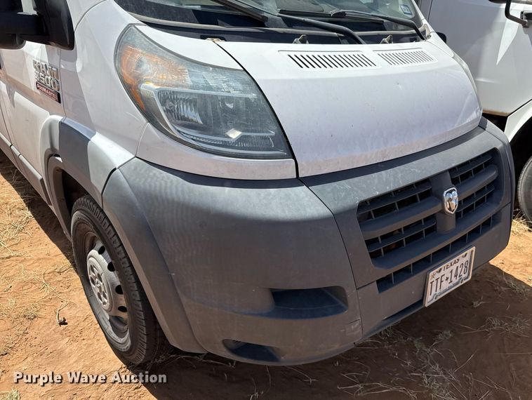 image for item EJ3603 2018 Ram Promaster 3500 van