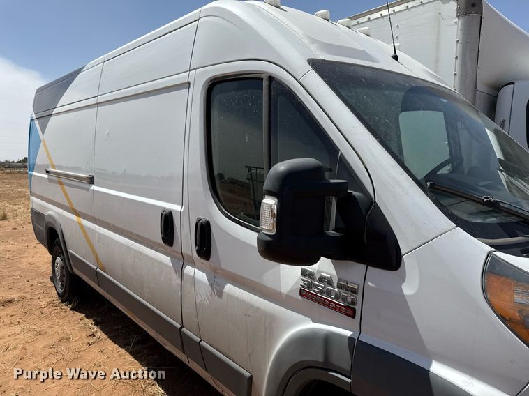image for item EJ3603 2018 Ram Promaster 3500 van