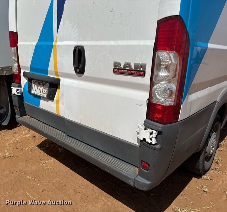 image for item EJ3603 2018 Ram Promaster 3500 van