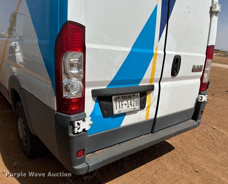 image for item EJ3603 2018 Ram Promaster 3500 van