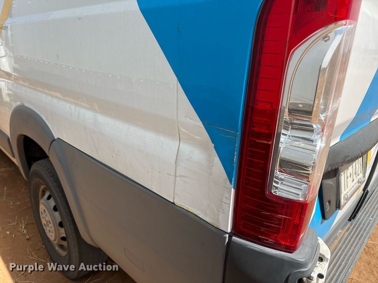 image for item EJ3603 2018 Ram Promaster 3500 van